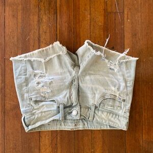 American Eagle Outfitters Blue Distressed Denim Jeans